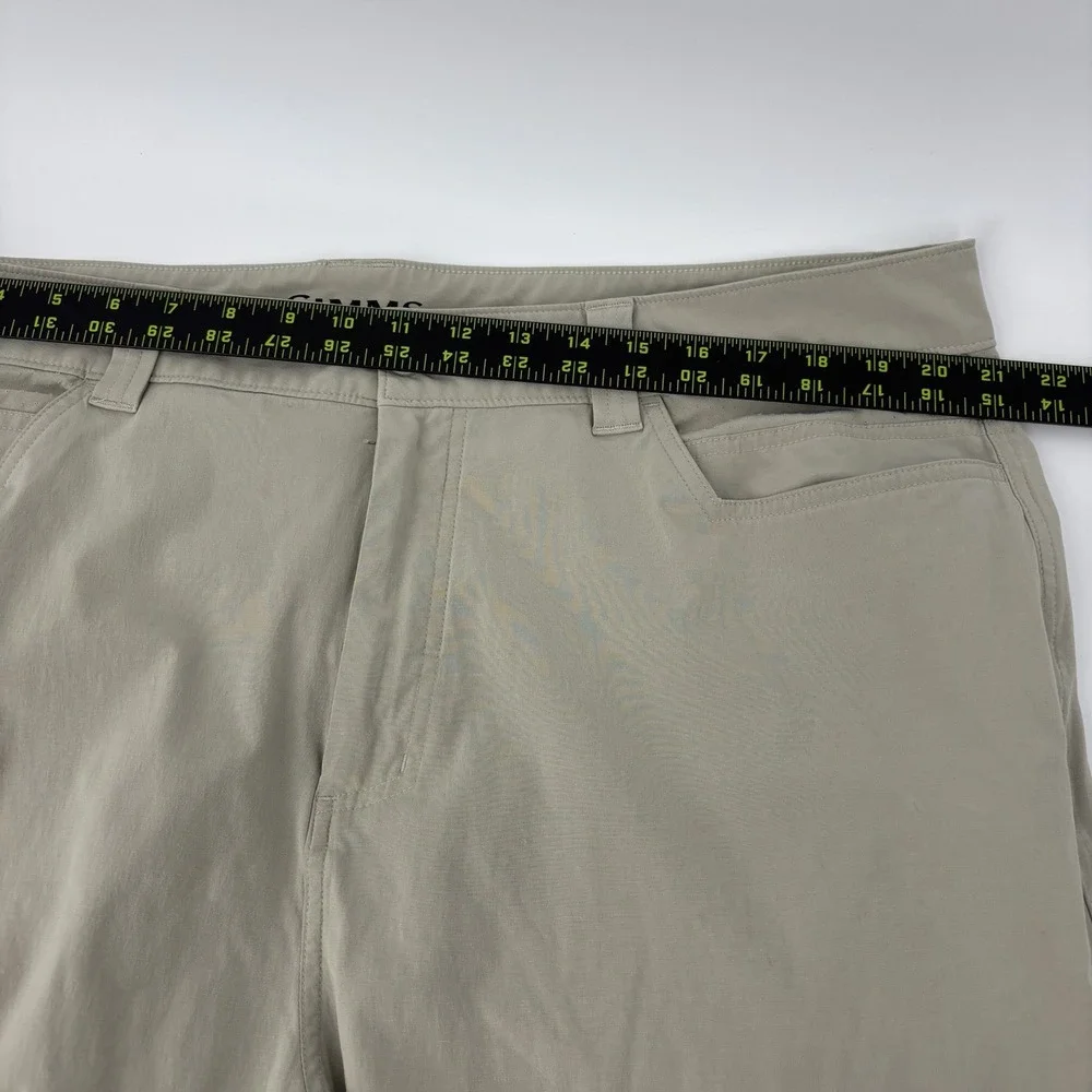 Simms Guide Series Pants Mens 40 Fishing‎ Outdoors Beige Relaxed Cargo